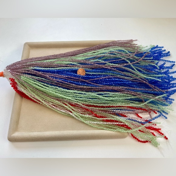 200 Strands Glass Crystal bicone Beads 3mm - 4mm green red blue clear lot - Picture 6 of 13